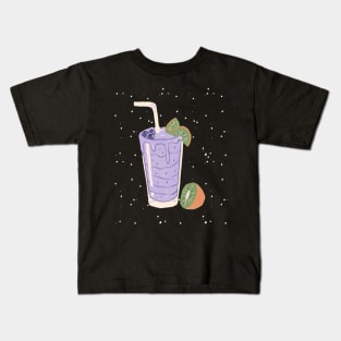 Kiwi blueberry milkshake Kids T-Shirt